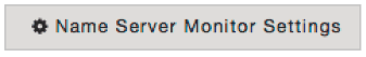 Name Server Monitor Settings