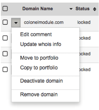 Editing Domain Monitors