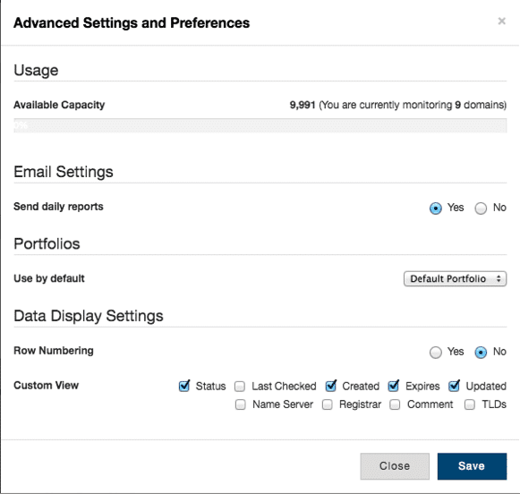 Advanced Settings and Preferences