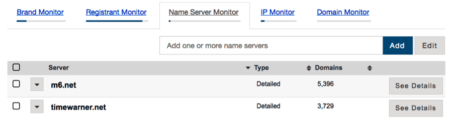 Configuring Name Server Monitor