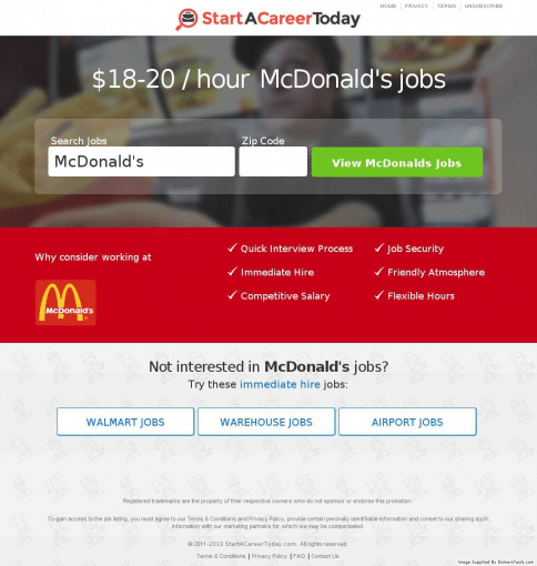 McDonalds Career Spoof Image