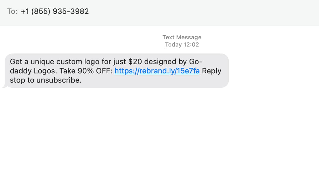 SMS SPAM Message